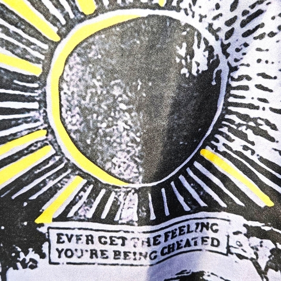 ROMwe graphic logo multi- color t-Shirt (Oversized) NWT Large - Picture 5 of 14